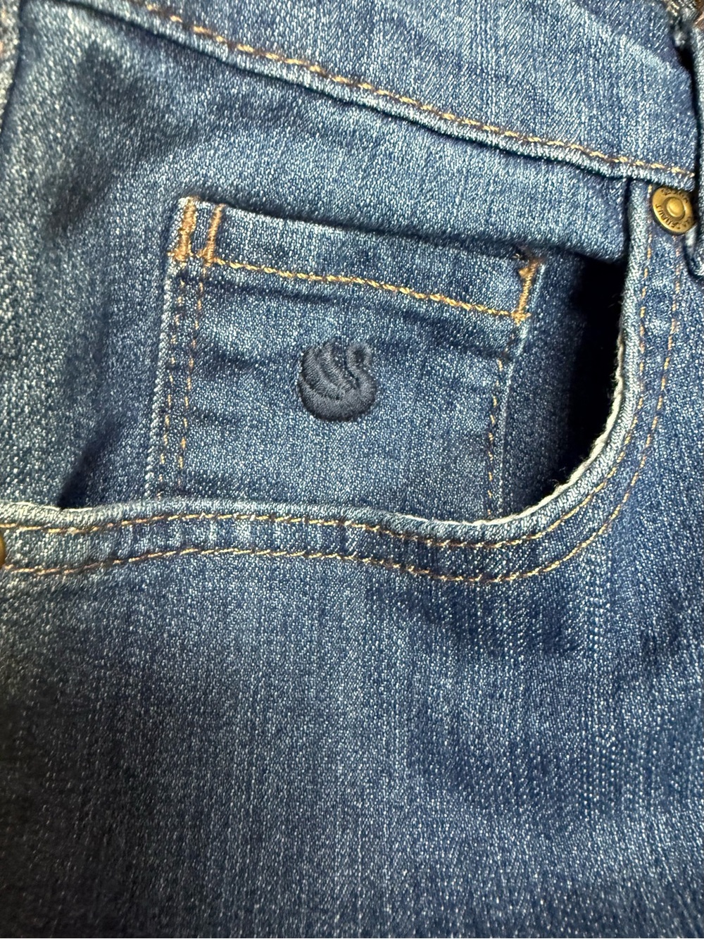 Gloria Vanderbilt-size 16 denim jeans bedazzled back pockets - Picture 9 of 10